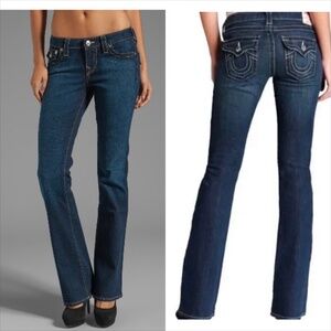 New & Rare 🩷True Religion Becky Bootcut Jeans Swarovski Crystal